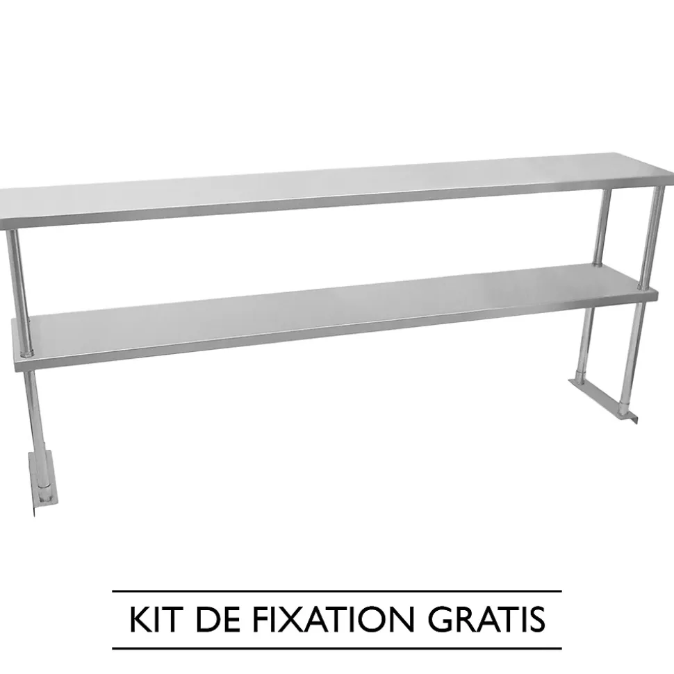 Kukoo Étagère d'Appoint à 2 Niveaux - 180 cm