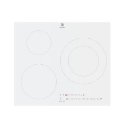 La table de cuisson à induction 59cm 3 feux 7350w Electrolux LIT60342CW/1