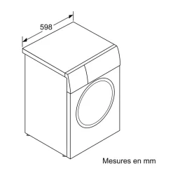 Lave-linge frontal 60cm 9kg 1400 - 0 tr/min Bosch WAN2827ZFR série 4