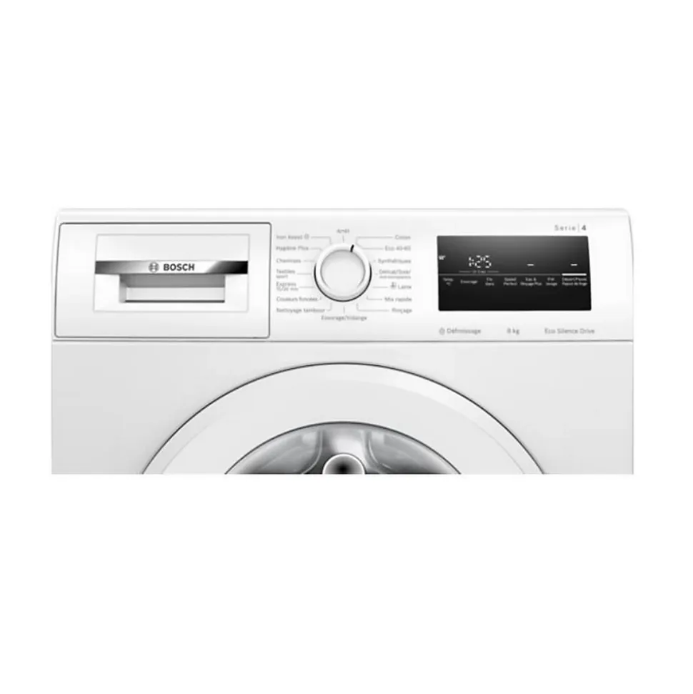 Lave-linge frontal 60cm 8kg 1200 tours/min Bosch WAN2427ZFR série 4