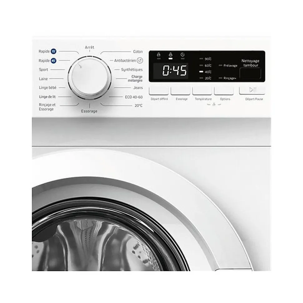 Lave-linge frontal 6kg 1200 tours/min Vedette LFV362W