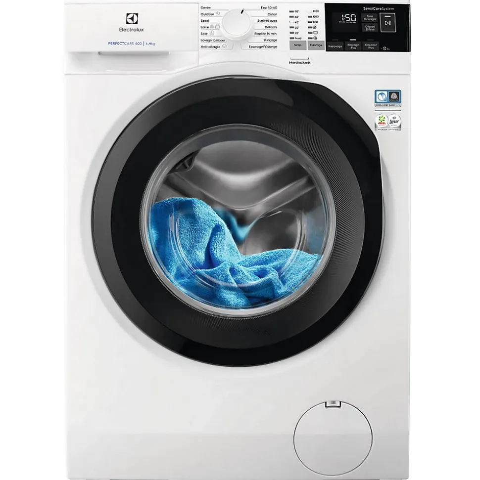Lave-linge frontal 8kg 1400 tours/min blanc Electrolux EW6F4943FA