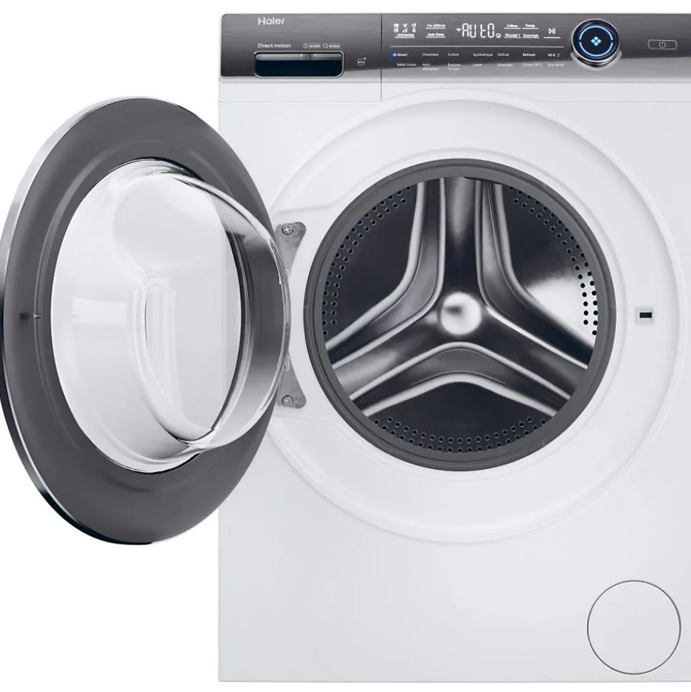 Lave-linge frontal 9kg 1400 tours/min Haier HW90GBD14979UFR i-pro series 7 plus