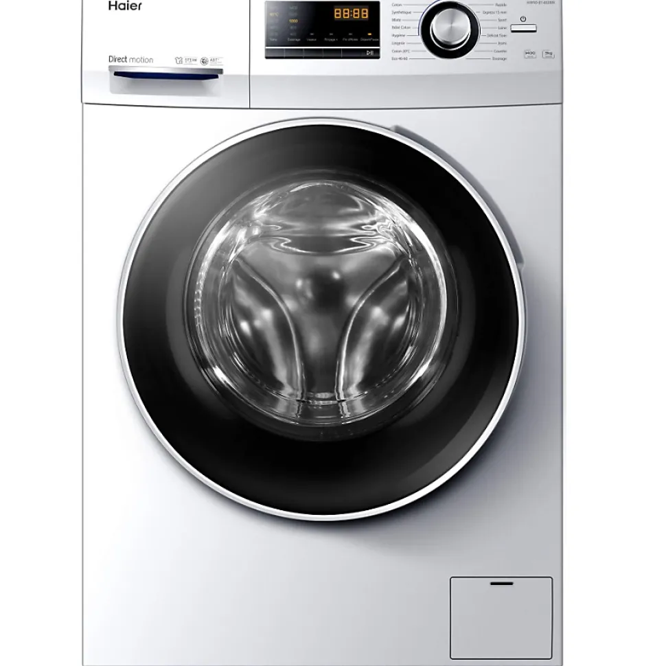 Lave-linge frontal 9kg 1400 tours/min Haier HW90B14636N