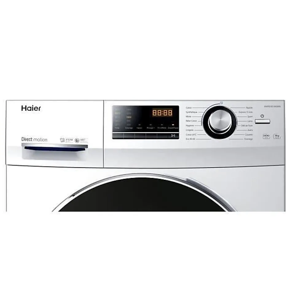 Lave-linge frontal 9kg 1400 tours/min Haier HW90B14636N