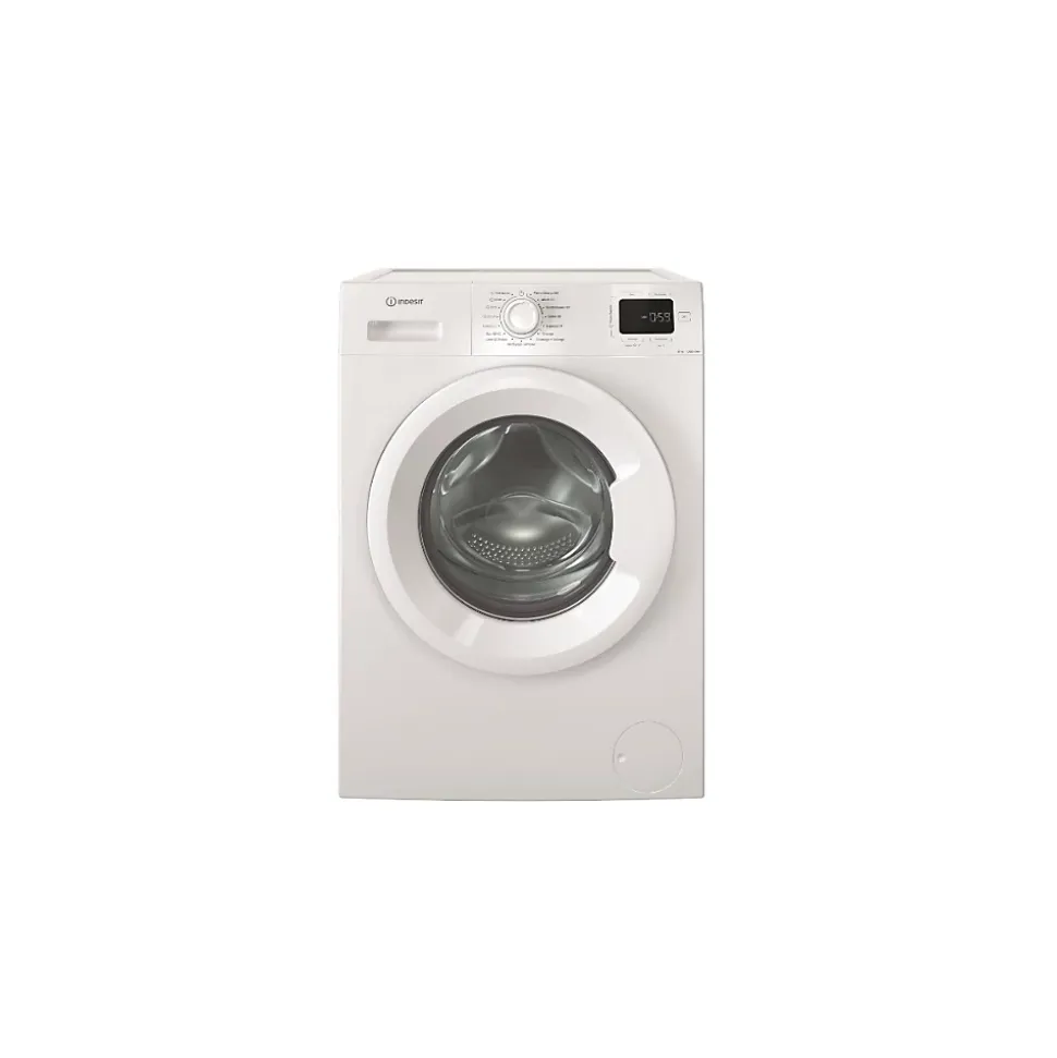 Lave-linge frontal 8kg 1200 tours/min blanc Indesit IMW862MYTIMEFR