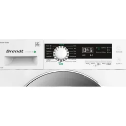 Lave-linge frontal 12kg 1400 tours/min Brandt WFB124QW