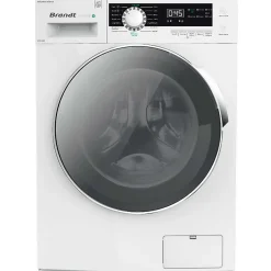 Lave-linge frontal 12kg 1400 tours/min Brandt WFB124QW