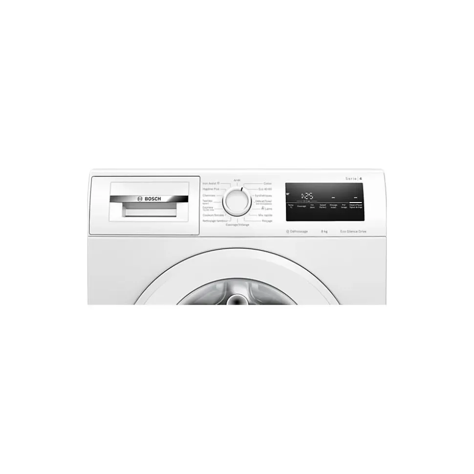 Lave-linge frontal 60m 8kg 1400 tours/min Bosch WAN2827UFR série 4