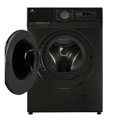 Lave-linge hublot - CONTINENTAL EDISON - CELL10140IBP - 10kg - Moteur induction - 60 cm - Classe A - 1400 trs/min - Noir mat