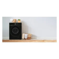 Lave-linge hublot - CONTINENTAL EDISON - CELL10140IBP - 10kg - Moteur induction - 60 cm - Classe A - 1400 trs/min - Noir mat