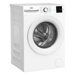 Lave-linge hublot BEKO LLFT39411 - 9 kg - Induction - L60cm - 1400 trs/min - Classe A - Blanc