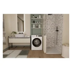 Lave-linge hublot CANDY Prowash 300 GD 410B8-S - 10 kg - Induction - 16 prgms - 1400trs/min - Classe A - Blanc