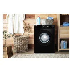 Lave-linge hublot CONTINENTAL EDISON CELL9140IB - 9kg - Largeur 59,6 cm - Classe A - 1400 trs - moteur induction - noir mat