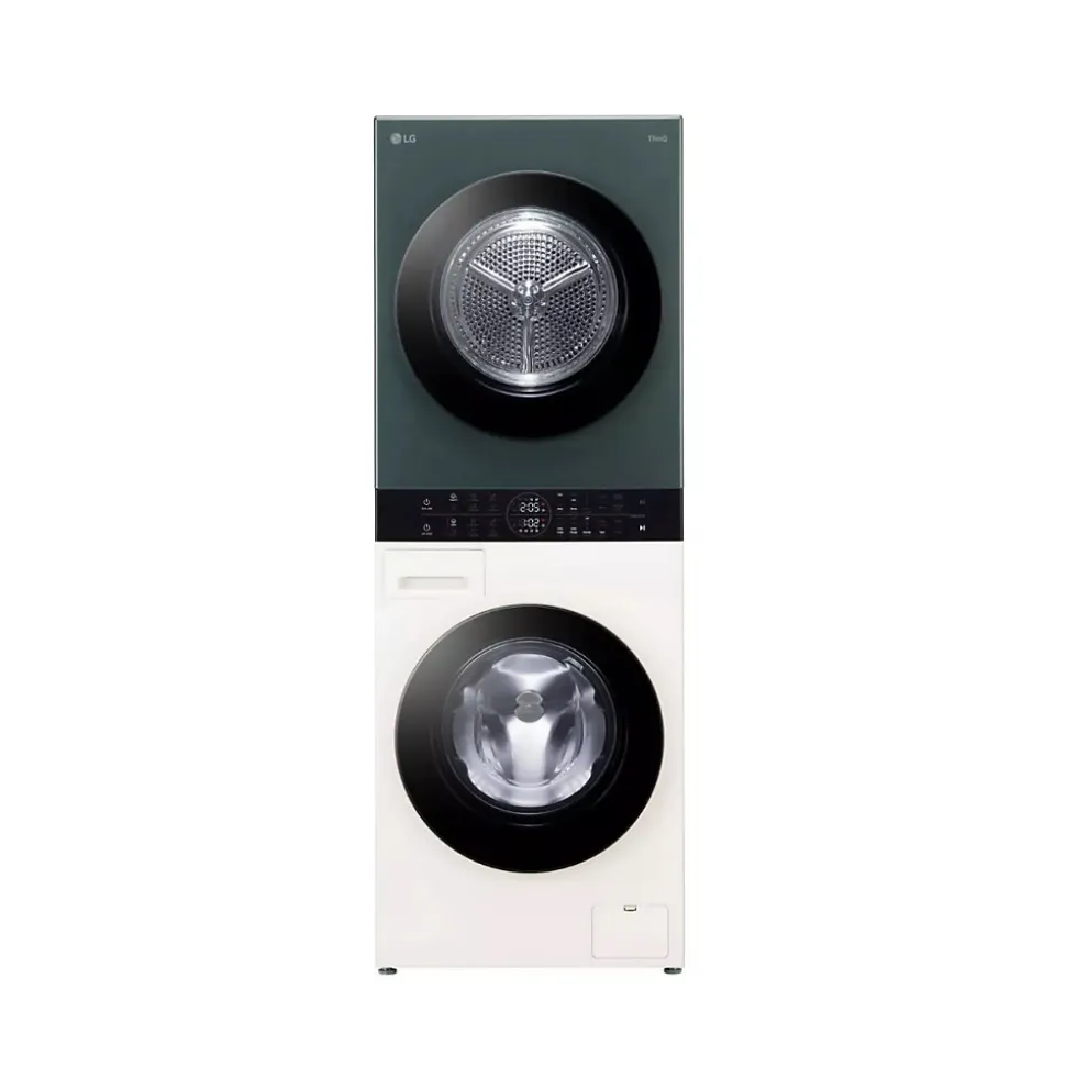 Lave-linge 12kg + sèche-linge 10kg Lg F214WT8GRBE washtower