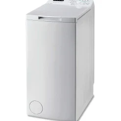 Lave-linge top 7kg 42L INDESIT 1200tr/min 40cm E, BTWS 72200 FRN