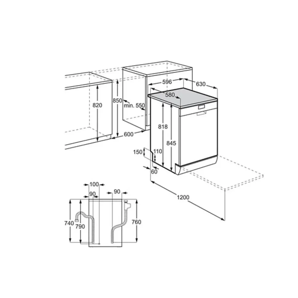 Lave-vaisselle 60 cm ELECTROLUX ESA47210SX