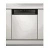 Lave-vaisselle 60cm 14 couverts 44db intégrable avec bandeau Whirlpool WBC3C34PB supreme clean