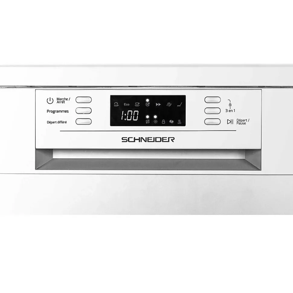 Lave-vaisselle 60cm 15 couverts 42db Schneider SCDW1542IDW