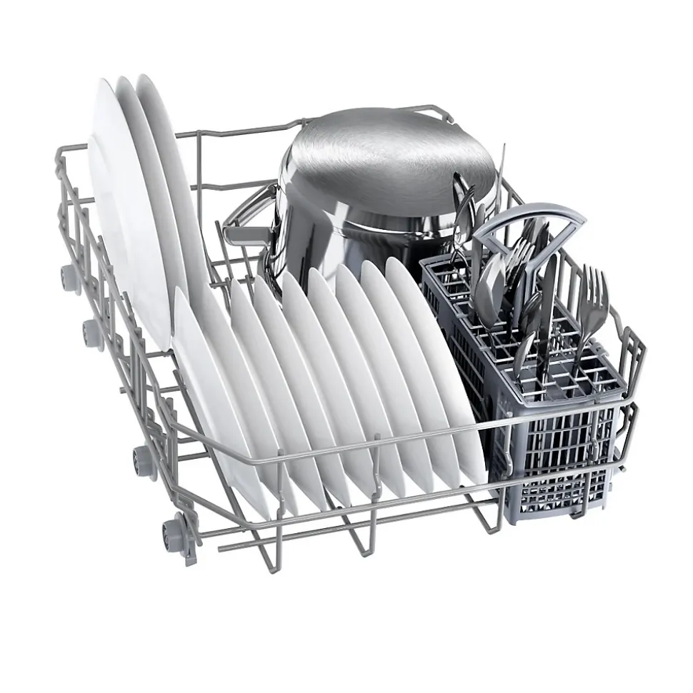 Lave-vaisselle 45cm 10 couverts 46db intégrable avec bandeau metallic Bosch SPI2HKS42E