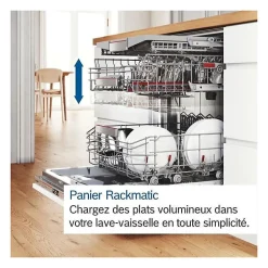 Lave-vaisselle 60cm 14 couverts 42db Bosch SMS4EMW01F série 4