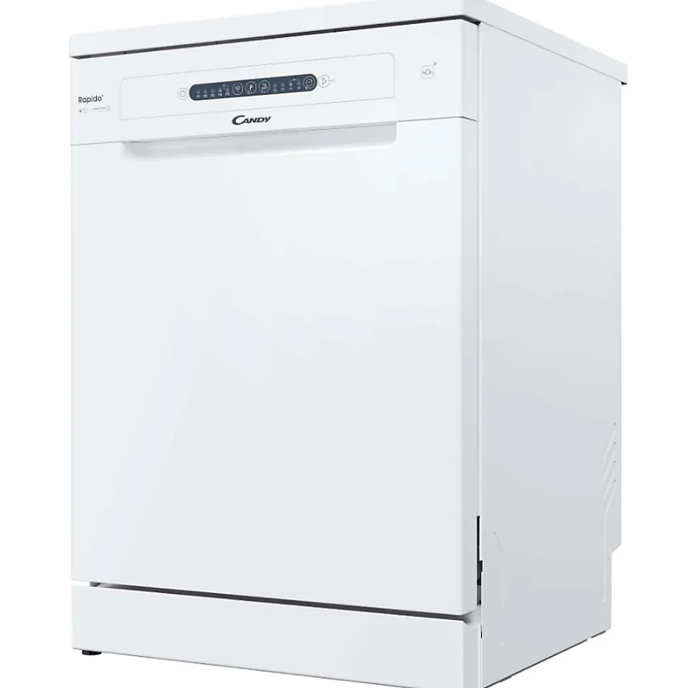 Lave-vaisselle 60cm 14 couverts 47db blanc Candy CF4E7L0W rapido'