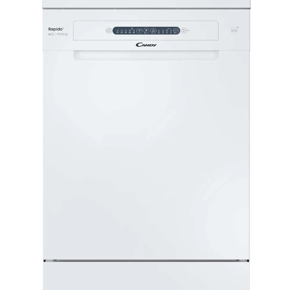 Lave-vaisselle 60cm 14 couverts 47db blanc Candy CF4E7L0W rapido'