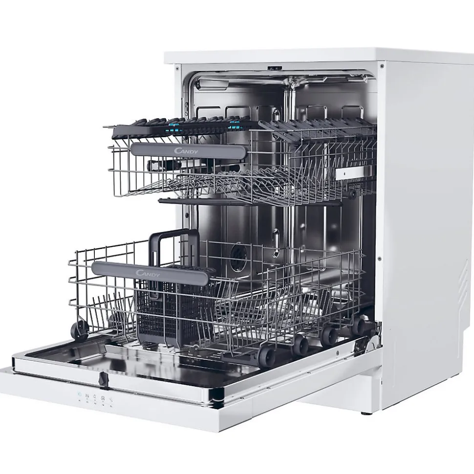 Lave-vaisselle 60cm 14 couverts 47db blanc Candy CF4E7L0W rapido'