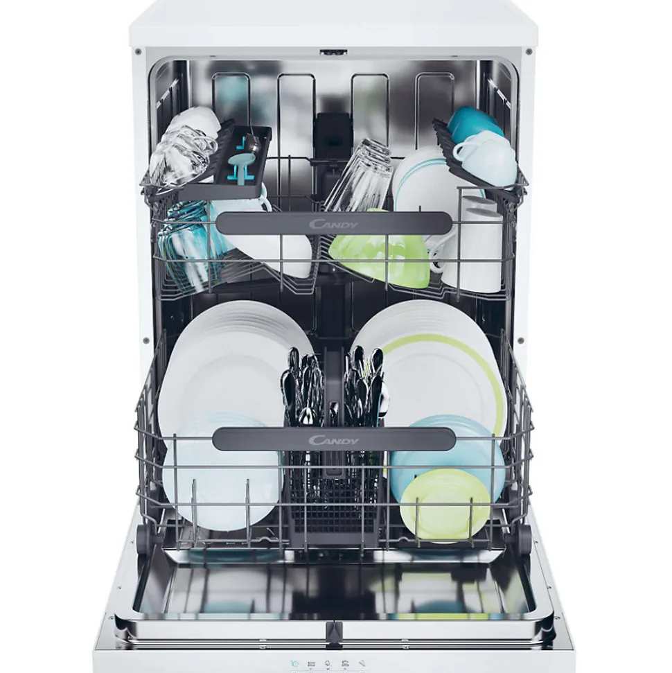 Lave-vaisselle 60cm 14 couverts 47db blanc Candy CF4E7L0W rapido'