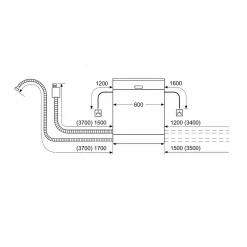 Lave-vaisselle 60cm 14 couverts 42db Bosch SMS6ECC12E série 6