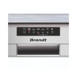 Lave-vaisselle 60cm 14 couverts 44db intégrable avec bandeau Brandt BB3424LX