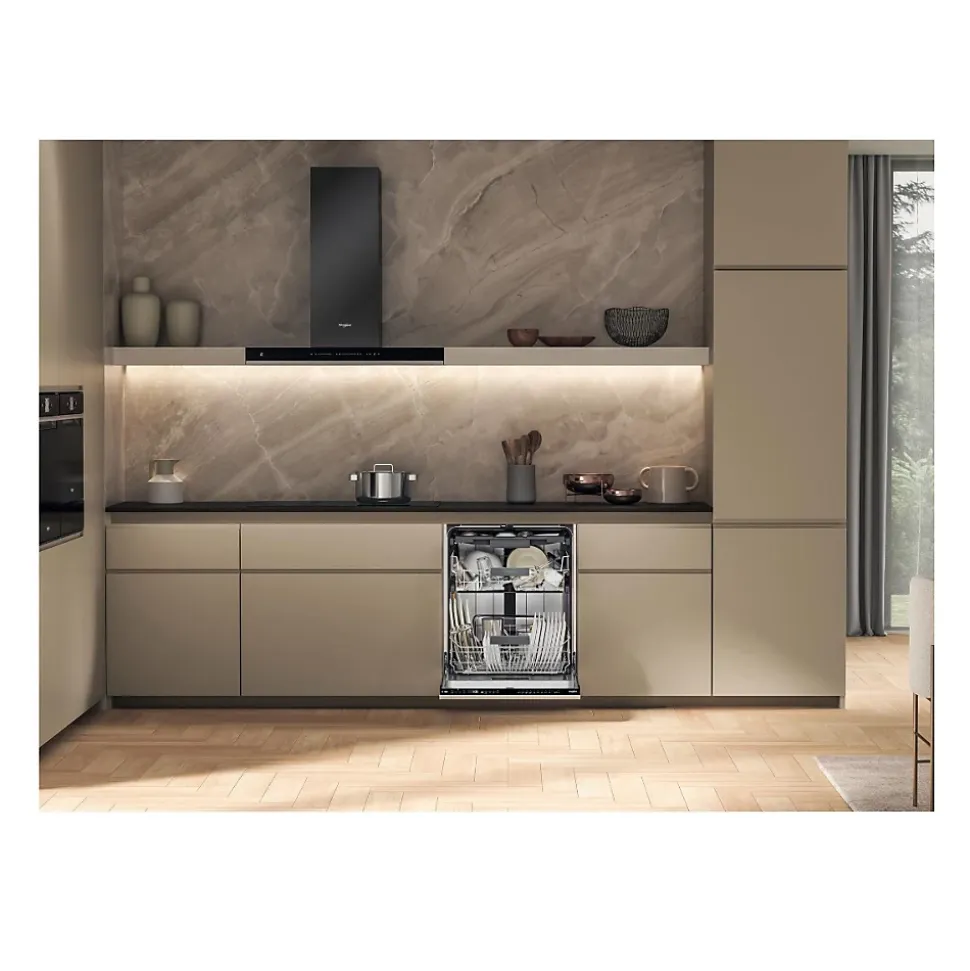 Lave-vaisselle 60cm 15 couverts 38db tout intégrable Whirlpool WH7IA15AM6L0