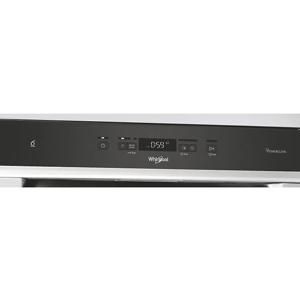 Lave-vaisselle 60cm 14 couverts inox Whirlpool WFC 3C26 PFX