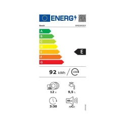 Lave-vaisselle 60cm pose-libre - SER2 - Classe énergie E - Indice de ré BOSCH - SMS26AI01F
