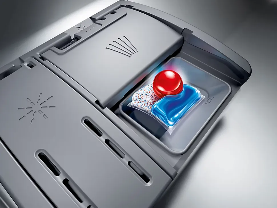 Lave-vaisselle encastrable 12 couverts Bosch SMV26AX01F L. 60 cm blanc