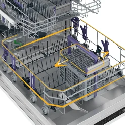 Lave-vaisselle encastrable 13 couverts Beko DIN15Q20 L. 59.8 cm blanc