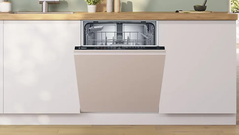 Lave-vaisselle encastrable 13 couverts Bosch SMV2HTX06E l.59,8 x H.81,5 x P.55 cm blanc