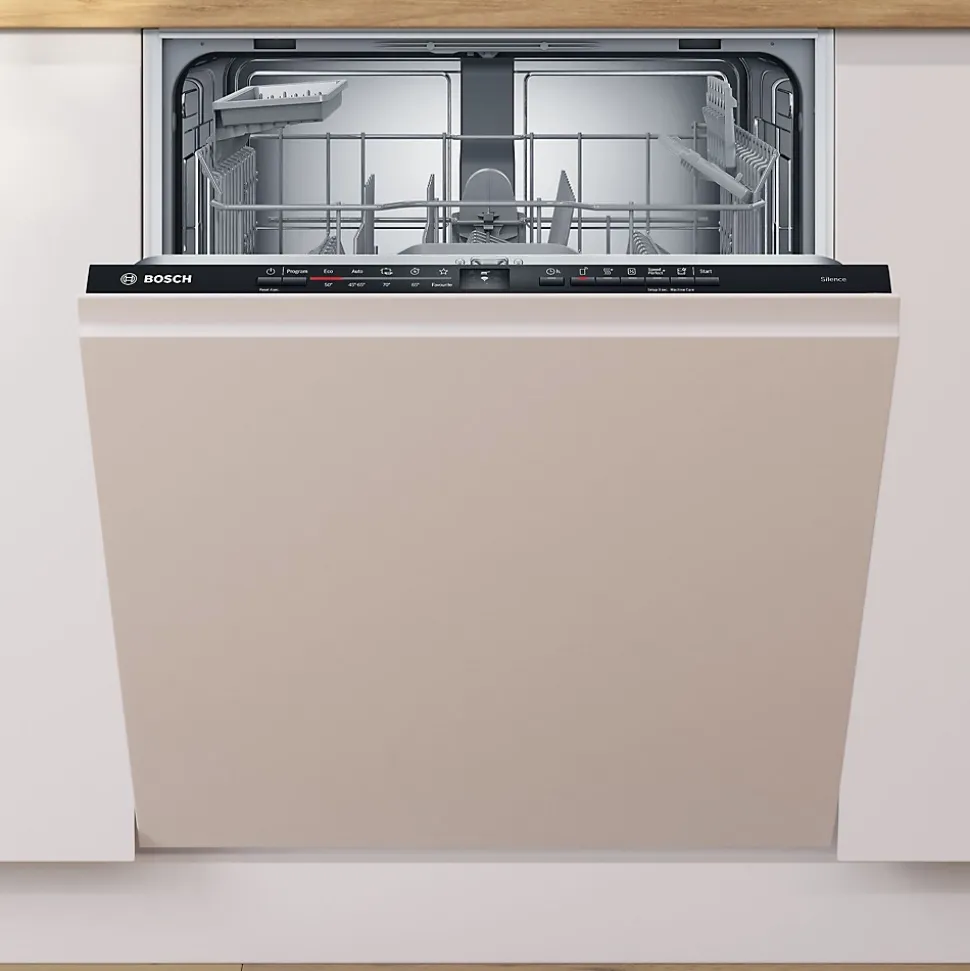 Lave-vaisselle encastrable 13 couverts Bosch SMV2HTX06E l.59,8 x H.81,5 x P.55 cm blanc