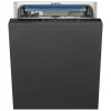 Lave-vaisselle encastrable 14 couverts l. 60 cm STL362DQ Smeg noir