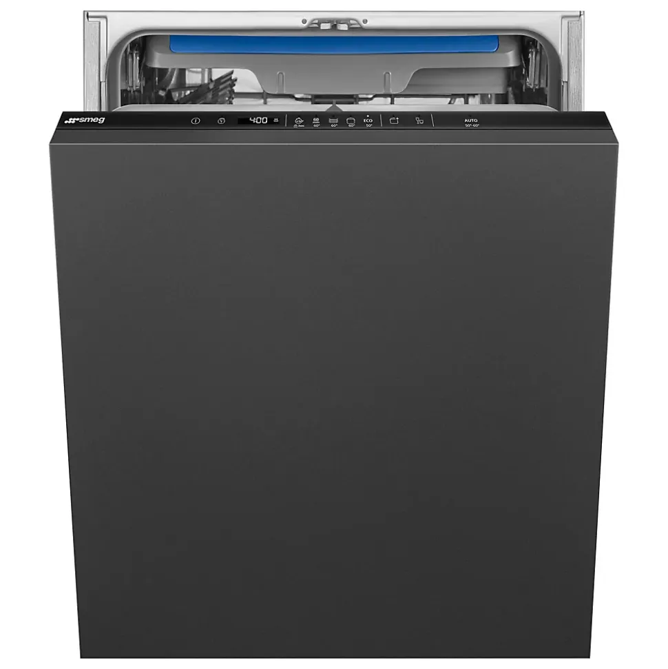 Lave-vaisselle encastrable 14 couverts l. 60 cm STL362DQ Smeg noir