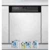 Lave-vaisselle Intégrable encastrable bandeau noir 44dB 14 converts 60cm Natural Dry WHIRLPOOL