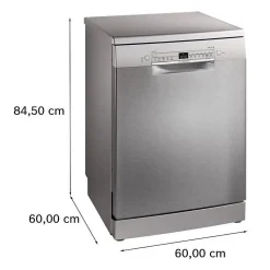 Lave-vaisselle pose libre BOSCH SMS2HVI02E SER2 - 14 couverts - Induction - L60cm - 46 dB - tiroir a couverts - Inox