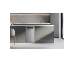 Lave-vaisselle pose libre - CONTINENTAL EDISON - CELV1145S - 11 couverts - 45 cm - 45 dB - Silver