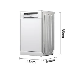 Lave-vaisselle pose libre - CONTINENTAL EDISON - CELV1145W - 11 couverts - 45 cm - 45 dB - Blanc