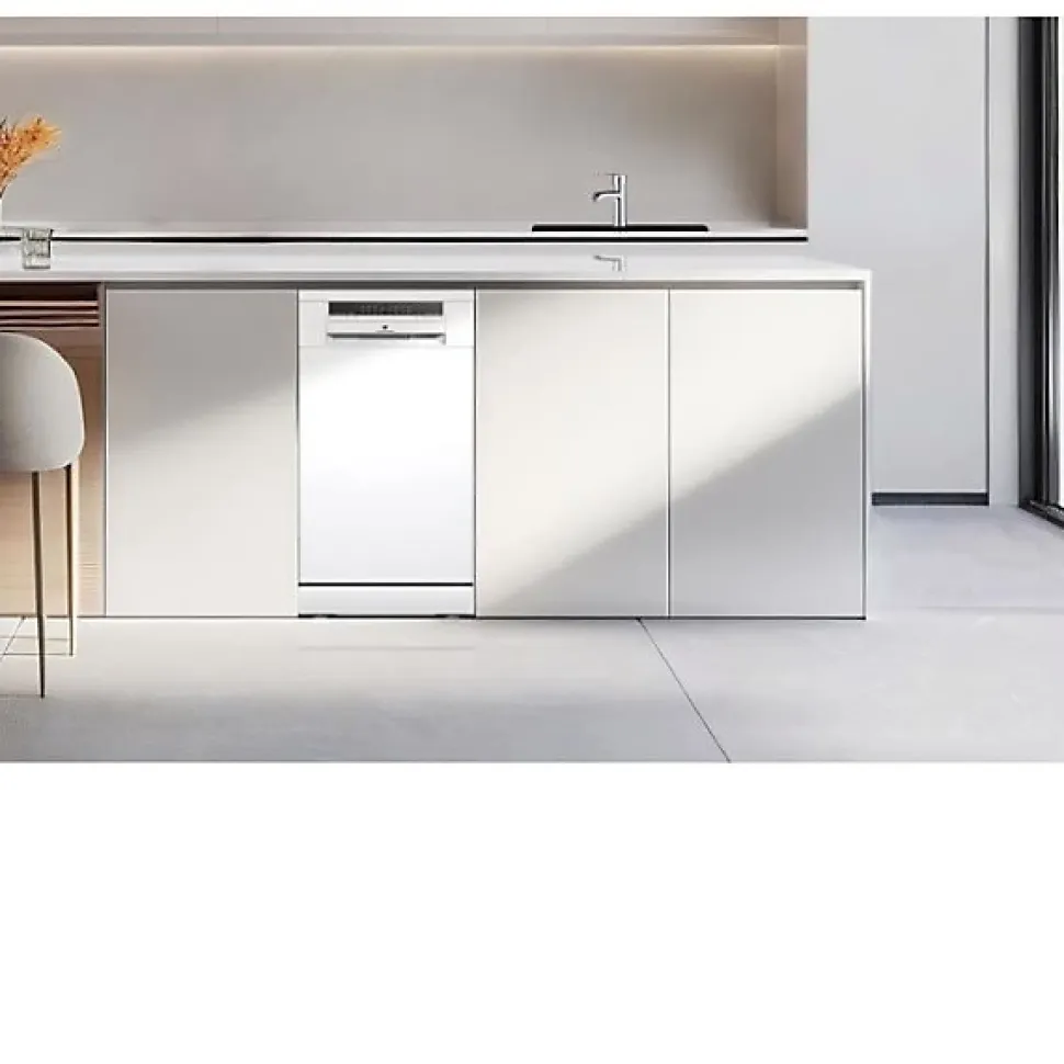 Lave-vaisselle pose libre - CONTINENTAL EDISON - CELV1145W - 11 couverts - 45 cm - 45 dB - Blanc