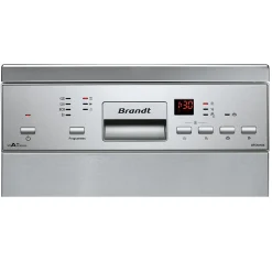 Lave-vaisselle pose libre BRANDT 10 Couverts 45cm A++, BRADFS1010X