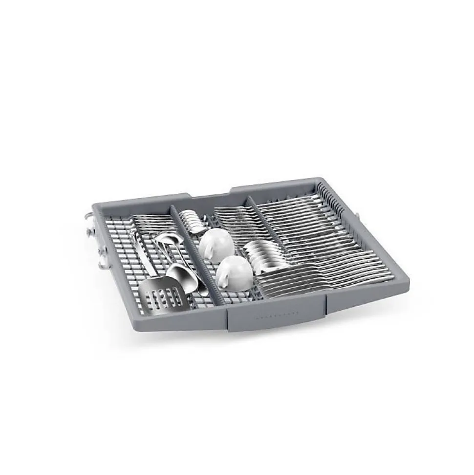 Lave-vaisselle semi-encastrable BOSCH SMI6ZCS10E SER6 - 14 couverts - Induction - L60cm - 40 dB - Classe B - Acier Brossé