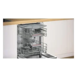 Lave-vaisselle semi-encastrable BOSCH SMI6ZCS10E SER6 - 14 couverts - Induction - L60cm - 40 dB - Classe B - Acier Brossé