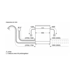 Lave-vaisselle tout intégrable 60 cm, SER6, Classe énergie A, Home Conn BOSCH - SMH6ECX12E