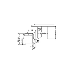 Lave-vaisselle tout intégrable encastrable 43dB 14 couverts 60cm Tiroir à couverts WHIRLPOOL